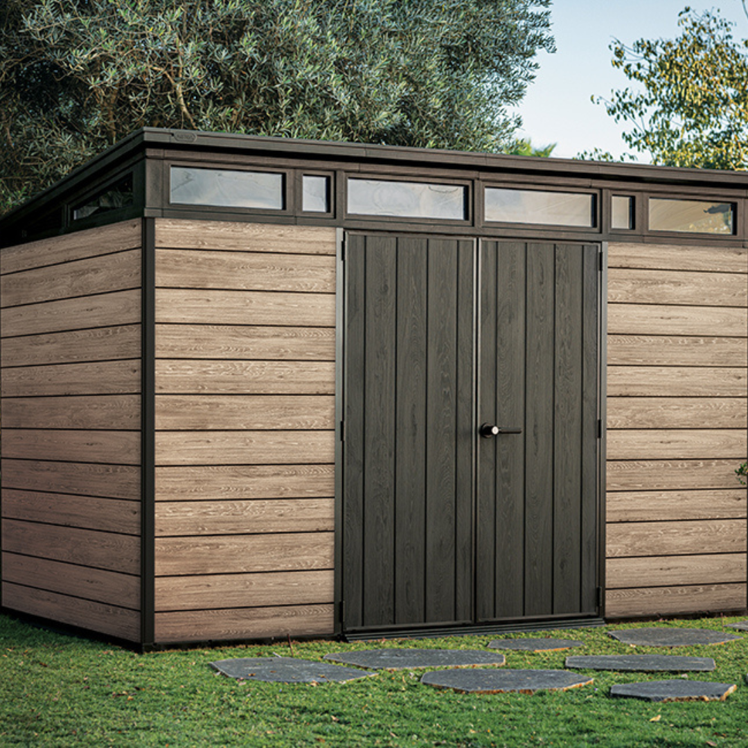 Signature Collection: 11x7ft (3.4m x 2.1m) Shed Ashwood