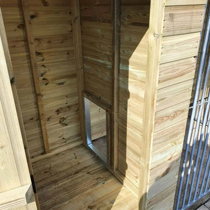 15 x 4ft Pent Duo Dog Kennel – Professional Installation Included