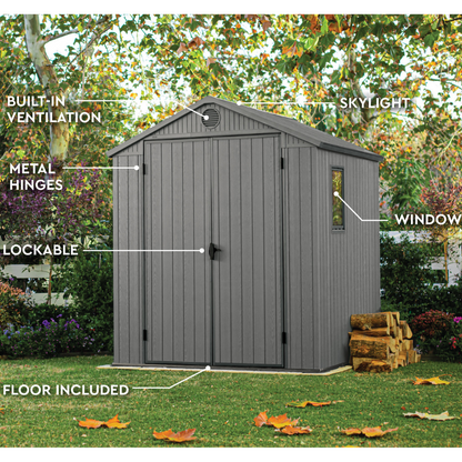 Darwin 6x6ft (1.9m x 1.8m) Shed | PREORDER APRIL