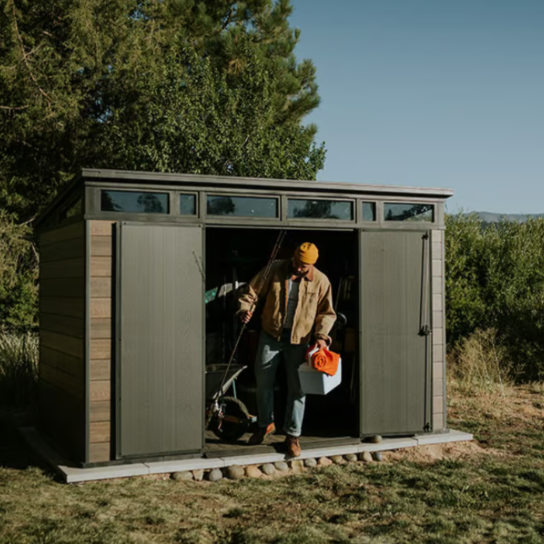 Signature Collection: 11x7ft (3.4m x 2.1m) Shed Ashwood