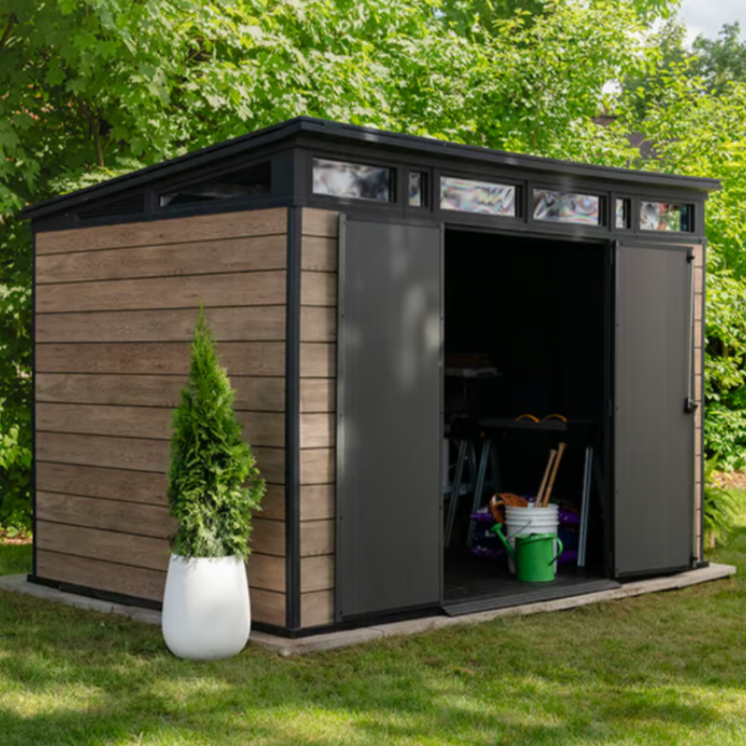 Signature Collection: 11x7ft (3.4m x 2.1m) Shed Ashwood