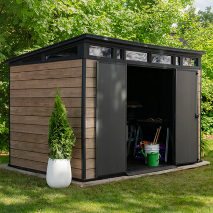 Signature Collection: 11x7ft (3.4m x 2.1m) Shed Ashwood