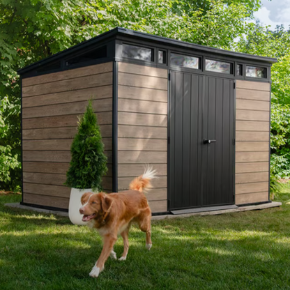Signature Collection: 11x7ft (3.4m x 2.1m) Shed Ashwood