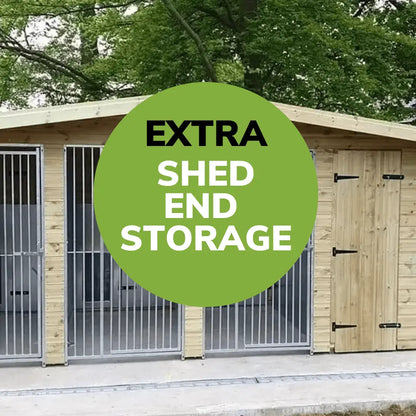 15 x 4ft Pent Duo Dog Kennel – Professional Installation Included